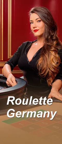 Croupière am Live-Tisch Roulette Germany