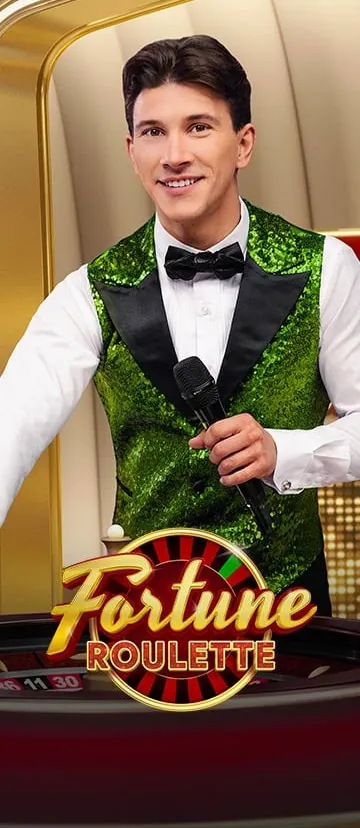 Moderator am Fortune Roulette Live-Tisch bei Bassbet